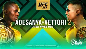 UFC 263 - Get A Risk-Free $50 Bet On Israel Adesanya To Beat Marvin Vettori